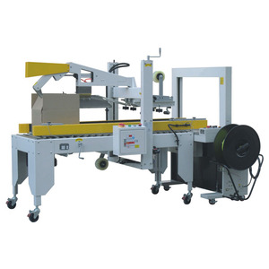 Máquina automática de cinta y flejado de cajas adecuada para varios tamaños de cartón - Product Image 2
