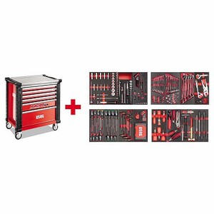 Juego de herramientas 519 Rs6 de 4 mm con gabinete rodante y kit completo para uso profesional - Product Image 2