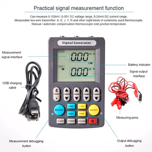 XINYIYB 4-20mA Output Loop Calibrator Process Signal Generator With USD Charging <b>Cable</b> Signal Generator XINYIYB - Product Image 2