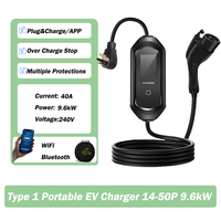 Venta Directa de Fábrica, Nuevo Cargador de Coche Eléctrico para el Hogar, 16A/32A, Cargador EV Portátil de 3.5KW 7kW, Cargador EV Aion UT