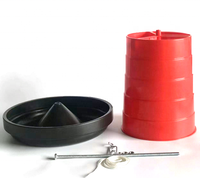 Mangeoire à Poulets JIATAI Robuste et Durable 15 kg pour Élevage Avicole