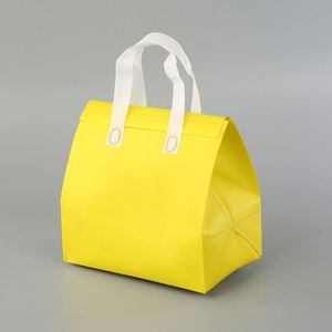 Custom Logo Thermal Insulation Lunch Food Delivery Portable Disposable Cooling Color Non-Woven Heat Insulation Bag - Product Image 3