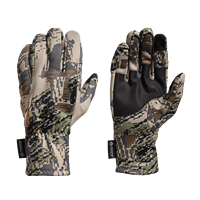 Dedo completo camuflaje al aire libre caza guantes invierno impermeable a prueba de viento tiro correr guantes Palma cuero agarre