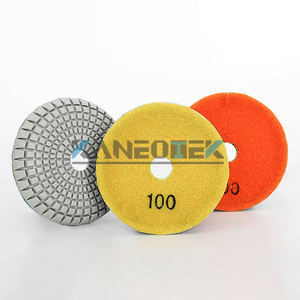 KANEOTEK <span class=keywords><strong>3</strong></span>, 4 дюйма, 80 100 мм, полимерная связка, плоская форма кишечника, Алмазные полировальные колодки для гранита, мрамора, камня и бетона - Product Image 4