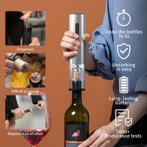 Sacacorchos Eléctrico de Acero Inoxidable, Abridor de Botellas de Vino Automático Recargable, Ideal para Regalo - Product Image 2