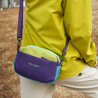 Bolso Bandolera Mini Unisex Personalizado al por Mayor con Logotipo, de Moda, Impermeable, de Nailon, Casual, Multifuncional, para Teléfono