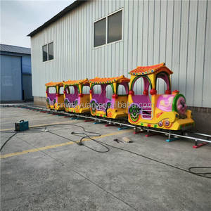 Precio barato Parque <span class=keywords><strong>de</strong></span> Atracciones atracción tren turístico pista 12 asientos atracción tren conjuntos tren eléctrico para la venta - Product Image 4