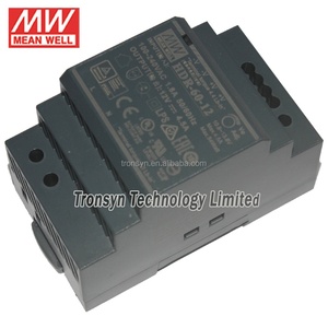 Meanwell HDR-60-12 60W 12V 4.5A แหล่งจ่ายไฟแบบราง Din รูปทรงบางเฉียบ สำหรับระบบอัตโนมัติในอาคาร - Product Image 4