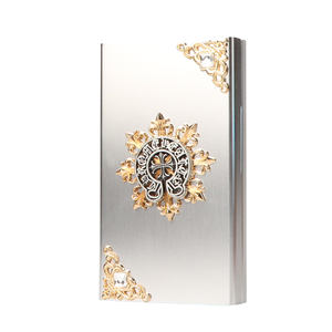 Futeng 2025 Étui à cigarettes fin de <span class=keywords><strong>luxe</strong></span> pour femmes Accessoire portable en métal et acier pour fumeurs Boîte à cigarettes avec impression de logo personnalisé OEM - Product Image 1