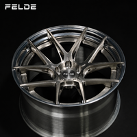 Jantes en alliage forgé sur mesure 1 pièce en aluminium 6061-T651 chromé à bordure dégagée, de 16 à 24 pouces, 5x150 5x114.3 pour BMW M8 Ram 1500 TRX