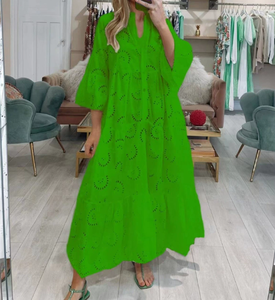 Ultimi Modelli di Abiti da <span class=keywords><strong>Donna</strong></span> Occidentali con Scollo a V per Feste, <span class=keywords><strong>Eleganti</strong></span> e Raffinati <span class=keywords><strong>Vestiti</strong></span> in Pizzo alla Moda - Product Image 5