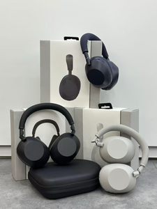 سماعات رأس لاسلكية شعبية بشعار مخصص طراز Wh-1000xm6 مع تقنية البلوتوث 5.0 للألعاب ومزودة بخاصية إلغاء الضوضاء النشط وميكروفون - Product Image 3