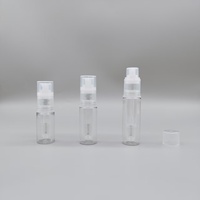 Nouvelle bouteille pulvérisateur en plastique, disponible en tailles de 10 ml, 15 ml, 20 ml, 25 ml, avec fonction rotative.