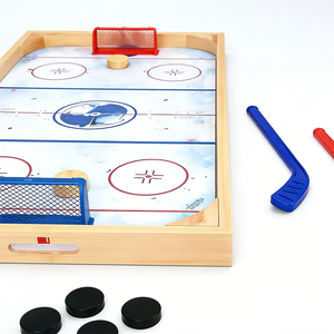 เกมกระดานฮอกกี้น้ำแข็งแบบกำหนดเอง OEM ขายส่ง เกมกระดานไม้สำหรับเล่นบนโต๊ะ โรงงานผลิตเกมกระดานกีฬาในร่มสำหรับเด็กและครอบครัว - Product Image 1