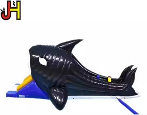 กระดานลื่นเป่าลมรูปปลาวาฬวิ่งเป็นอุปสรรคสำหรับเล่นกีฬาทางน้ำที่น่าสนใจ - Product Image 4