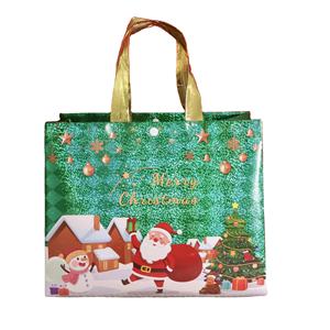 Bolsas de Regalo Navideñas Resistentes de Tela No Tejida al por Mayor y Bolsas de Regalo Extra Grandes con Logotipo y Diseño Personalizables - Product Image 1