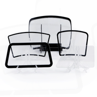 Vidrio Templado Personalizado con Serigrafía para Automóviles, Vidrio Automotriz Impreso OEM, Vidrio de Repuesto para Ventanas Laterales de Puertas de Automóviles para Reparación de Vehículos