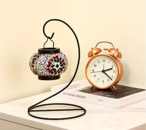 مراكش اليدوية الزخرفية شمعة حامل الزجاج شمعة من الفسيفساء أصحاب الفوانيس و شمعة داخل إناء لديكور المنزل - Product Image 2