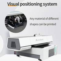 Impresora UV-LED de Cama Plana 6090 con Cabezal de Impresión I3200, Máquina Automática Multifunción para Tarjetas, Etiquetas, Flex y Cartón 4800