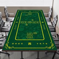 Nouveau 2026 Depu Tapis de jeu épaissi insonorisé pour Texas Hold'em, échecs et cartes, pour la maison