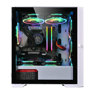 SNOWMAN Vente Chaude Gamer Mid Tower Micro ATX Mini <span class=keywords><strong>ITX</strong></span> PC <span class=keywords><strong>Case</strong></span> Gaming Desktop Computer <span class=keywords><strong>Case</strong></span> Boîtier PC en verre trempé - Product Image 5