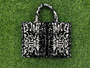 Custom Fashion Tapestry Ladies Purse Jacquard Blanket Handbags Women Tote Shopping Hand Bag