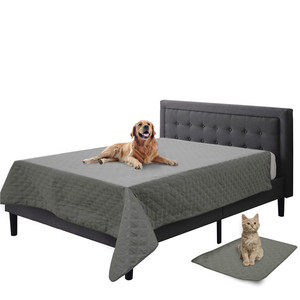 Pet <b>Sofa</b> Cushion Grey <b>Waterproof</b> Large Size For Cat Dog Protection Mattress Cover - Product Image 2