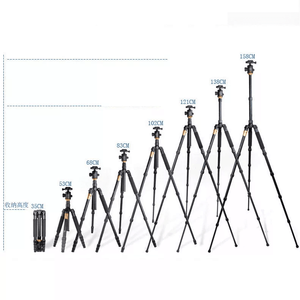 Fourniture Q 666 10KG 62 ''Charge portable Photographe Équipement appareil photo numérique trépied Voyage Trépied Monopode caméra 158cm - Product Image 6