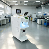 Soudeuse laser YAG manuelle industrielle pour bijoux en métaux précieux avec une puissance d'entrée de 200 W