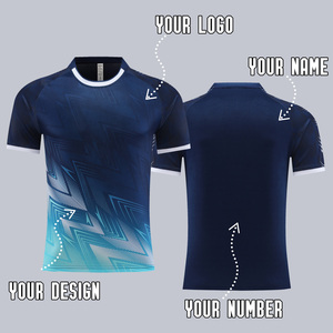 Voorraad 2526 Nieuwe Trui Top Voetbal Trainingspak Sneldrogende Digitale Print Ronde Hals Aangepaste Teamnaam/Nummer Voor Individuen - Product Image 5