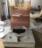 Fauteuil de pédicure en acrylique King Shadow, nouveau design, rose, avec lumière LED, ensemble de fauteuils de spa avec plomberie