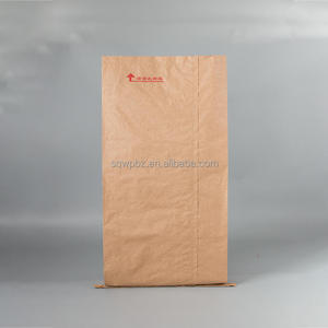 Sacs alimentaires personnalisés en papier kraft pour l'emballage du riz, du sucre, de la farine de blé, des pommes de terre, 5 kg, 10 kg, 20 kg, imprimés en flexographie, à fond cousu, à ouverture facile - Product Image 6
