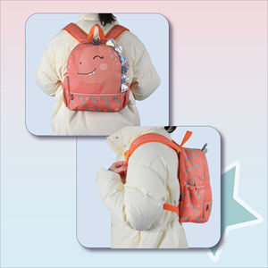 <span class=keywords><strong>Mochila</strong></span> Escolar de Tela Oxford con Diseño de Dinosaurio Rosa, de Alta Visibilidad, para Niños de Preescolar, la Más Vendida - Product Image 4