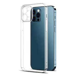Funda protectora transparente para teléfono móvil, cubierta trasera ultrafina de TPU suave, para <span class=keywords><strong>iPhone</strong></span> 11 <span class=keywords><strong>12</strong></span> 13, <span class=keywords><strong>precio</strong></span> barato - Product Image 1
