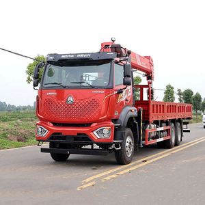 Camion-grue Sinotruk Ho Wo 6x4 avec grue télescopique Sany de 14 tonnes, camion de levage pour travaux d'ingénierie - Product Image 5