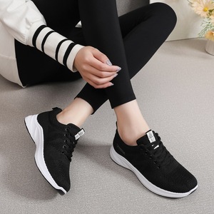 2026 Spring New Style Breathable Mesh Upper <b>Running</b> Shoes <b>for</b> Women, Flat Bottom, Lightweight Soft Sole, Fitness Shoes - Product Image 3