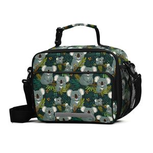 Koala Print <b>Insulated</b> <b>Lunch</b> Bag Nylon Casual Food Storage Cooler Tote Bag Children Reusable <b>Lunch</b> <b>Box</b> Kids School Picnic Bag - Product Image 1