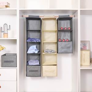Factory Supply Hanging Non-woven Multi-layer Storage Rack Foldable Minimalist Design <b>Wardrobe</b> <b>Shoes</b> Organization Washable - Product Image 5