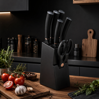 Ensemble de couteaux de cuisine personnalisés avec manche creux, couteau de chef pour couper, outils de cuisine
