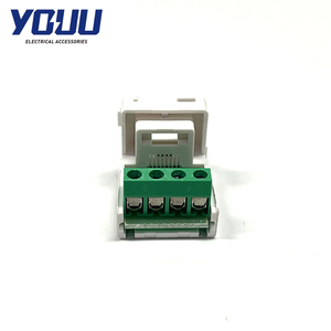 Module d'insertion de <span class=keywords><strong>prise</strong></span> murale pour <span class=keywords><strong>t</strong></span>éléphone, norme YOUU AS/NZS, 4 cœurs, blanc, <span class=keywords><strong>en</strong></span> matériau PC, pour usage résidentiel - Product Image 3