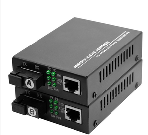 Convertisseur de média Ethernet vers <span class=keywords><strong>fibre</strong></span> optique monomode 10/100 Mbps 1310/1550 nm 1 port RJ45 20 km SC FTTH TCP, le plus vendu - Product Image 5