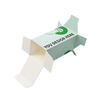 Emballage de produit avec logo personnalisé écologique Boîte vide pliable Boîtes de papier de lotion cosmétique Boîte de gaufrage en feuille d'or Type de dossiers