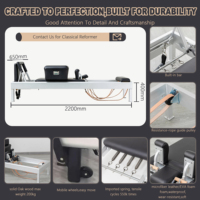 Machine de Pilates Reformer Classique Professionnelle, Machine de Pilates Reformer Commerciale pour la Maison, la Salle de Sport et le Fitness