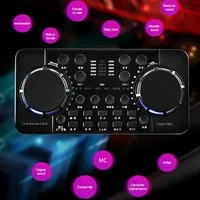 Carte son V300 Pro Live Streaming 10 effets sonores 4.0 Mixeur d'interface audio pour DJ Music Studio Recording Karaoké