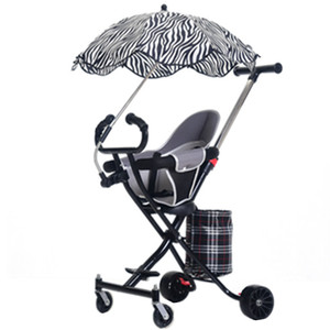 Cochecito de paseo <span class=keywords><strong>plegable</strong></span> para adulto, <span class=keywords><strong>carrito</strong></span> multifuncional de 4 ruedas de la <span class=keywords><strong>mejor</strong></span> calidad, para viajes de bebé, gran oferta - Product Image 2