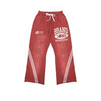 Set Hoodie dan Celana Sweatpants Pria Berkualitas Tinggi, Bahan Fleece Tebal, Model Streetwear, Potongan Crop Flare, Sablon dan Bordir, Warna Solid