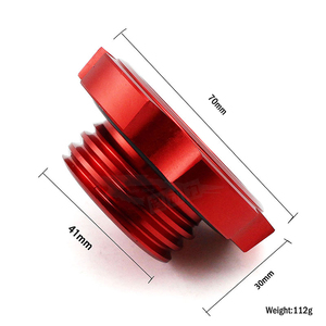 <span class=keywords><strong>Bouchon</strong></span> de remplissage <span class=keywords><strong>d</strong></span>'<span class=keywords><strong>huile</strong></span> <span class=keywords><strong>moteur</strong></span> en aluminium usiné CNC pour Subaru |    Joint <span class=keywords><strong>d</strong></span>'étanchéité haute température anti-fuite |   Anodisé rouge bleu noir or - Product Image 5