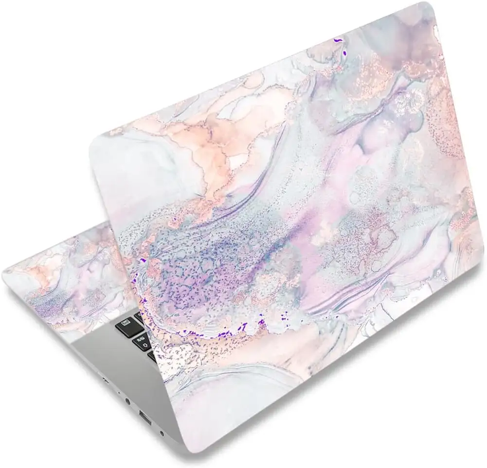 Adesivo de pele para laptop personalizado, adesivo universal de pele para notebook, capa protetora de arte para notebook