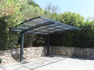 <span class=keywords><strong>Kit</strong></span> de <span class=keywords><strong>Carport</strong></span> extensible en alliage d'aluminium (3m-12m) -Toit en polycarbonate anti-grêle et cadre anticorrosion pour SUV/VR/remorques de bateaux - Product Image 3