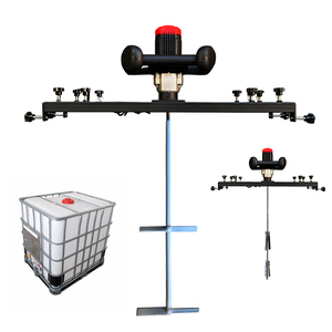 Agitador Vertical de Carbón de 1000L con Paleta Plegable de Plástico Revestida de Acero Inoxidable 304, 110V/220V, 30 Minutos de Funcionamiento - Product Image 4